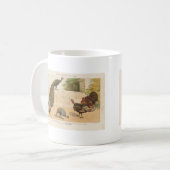 Pfau, die Türkei u. Guinea-Geflügel Kaffeetasse (Vorderseite Links)