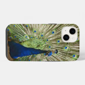 Pfau-Display iPhone Hülle (Rückseite (Horizontal))