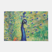 Pfau - Doormat, Rug Fußmatte (Vorderseite)