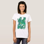 Pfau-Drache T-Shirt (Vorne ganz)