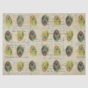 Pfau-Eintagsfliegen Complimentry Decoupage Papier