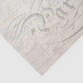 Pfau-Eintagsfliegen Decoupage Begleiter-Papier Seidenpapier (Detail)