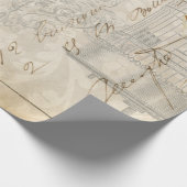 Pfau-Eintagsfliegen Decoupage Papier Geschenkpapier (Ecke)