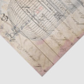 Pfau-Eintagsfliegen Decoupage Papierrecht Seidenpapier (Detail)