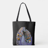 Pfau elegant tasche (Rückseite)