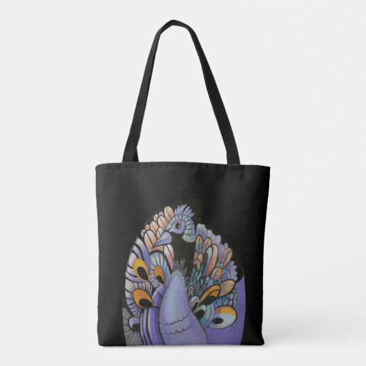 Pfau elegant tasche (Rückseite)