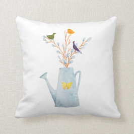 Pfau, Ente und Küken Kissen