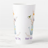 Pfau, Ente und Küken Milchtasse (Vorderseite)