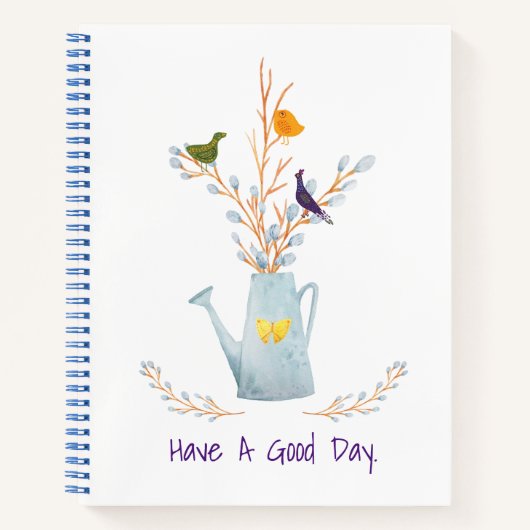 Pfau, Ente und Küken Notizblock (Vorderseite)