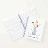 Pfau, Ente und Küken Notizblock (Innenseite)