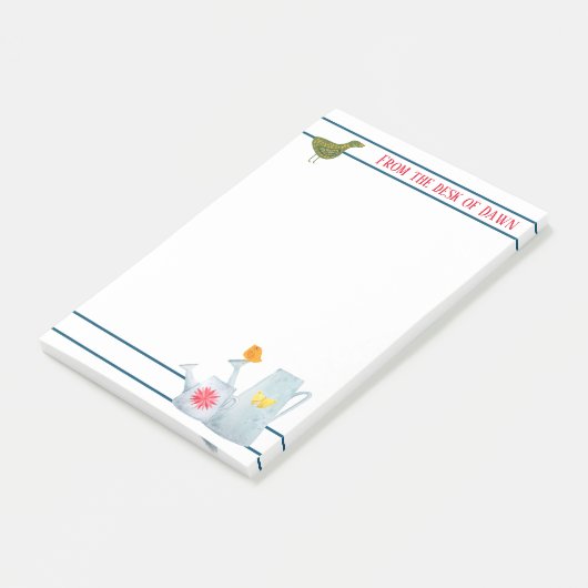 Pfau, Ente und Küken Post-it Klebezettel (angewinkelt)