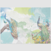 Pfau Ephemera 1 Seidenpapier (Vorderseite)