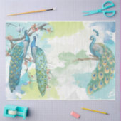 Pfau Ephemera 2 Seidenpapier (Basteln)