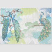 Pfau Ephemera 2 Seidenpapier (Vorderseite)