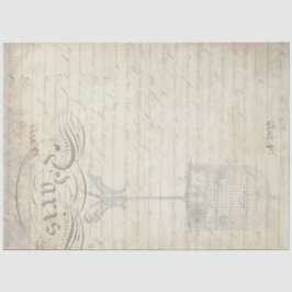 Pfau Ephemera Decoupage Companion Paper Seidenpapier