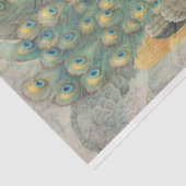 Pfau Ephemera Decoupage Paper Horizontal Seidenpapier (Ausschnitt)