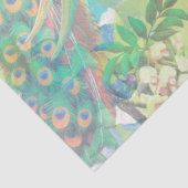 Pfau-Ephemere 3 Seidenpapier (Ausschnitt)