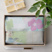 Pfau-Ephemere 4 Seidenpapier (Geschenk)