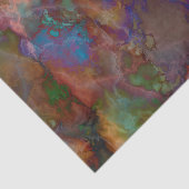 Pfau-Erzchalcopyrite-Marmor Seidenpapier (Ausschnitt)