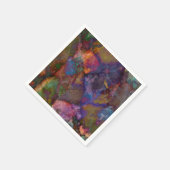 Pfau-Erzchalcopyrite-Marmor Serviette (Ecke)