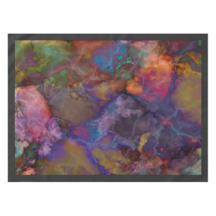 Pfau-Erzchalcopyrite-Marmor Tischdecke