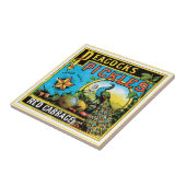 Pfau-Essiggurken Fliese (Seite)