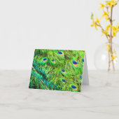 Pfau-Farbe Karte (Gelbe Blume)