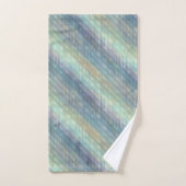 Pfau-Farbmannigfaltiges Muster-Ensemble Badhandtuch Set (Handtuch)