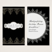 Pfau & Feathers Formal Gastgeschenk Hochzeit Gesch (Vorne & Hinten)