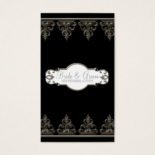 Pfau & Feathers Formal Gastgeschenk Hochzeit Gesch (Vorderseite)