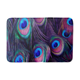 Pfau-Feder Badematte