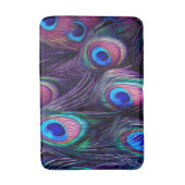 Pfau-Feder Badematte (Vorderseite Vertikal)