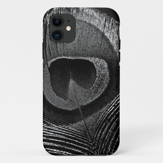 Pfau-Feder Case-Mate iPhone Hülle (Rückseite)
