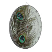 Pfau-Feder-Dartscheibe Dartscheibe (Vorderseite Links)