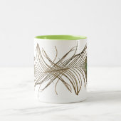 Pfau-Feder-Doppeltes - Tasse (Mittel)