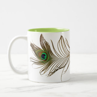 Pfau-Feder-Doppeltes - Tasse