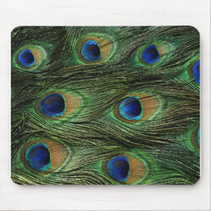 Pfau-Feder-Druck Mousepad