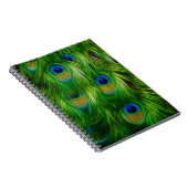 Pfau-Feder-Druck Notizblock (Rechte Seite)