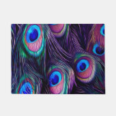 Pfau-Feder Fußmatte (Vorderseite)