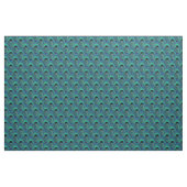 Pfau-Feder-Gewebe - grün, aquamarin, blau, Stoff (Fat Quarter (45,7 x 55,9 cm))