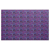 Pfau-Feder-Gewebe-lila rosa graues Schwarzes Stoff (Fat Quarter (45,7 x 55,9 cm))