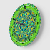 PFAU-FEDER-KALEIDOSKOP Uhr (Winkel)