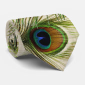 Pfau-Feder-Krawatte Krawatte (Gerollt)