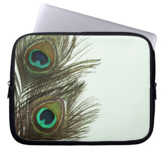 Pfau-Feder-Laptop-Tasche Laptopschutzhülle