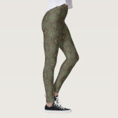 Pfau-Feder-Leggings Leggings (Rechts)