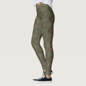 Pfau-Feder-Leggings Leggings (Links)