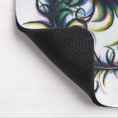 Pfau-Feder Mousepad (Ecke)