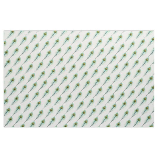 Pfau-Feder-Muster-Gewebe Stoff (Yard (91,4 cm))