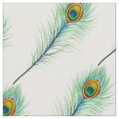 Pfau-Feder-Muster-Gewebe Stoff (Nahaufnahme)