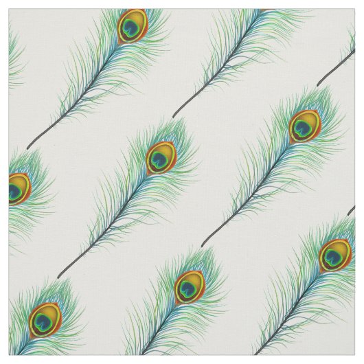 Pfau-Feder-Muster-Gewebe Stoff (Muster)